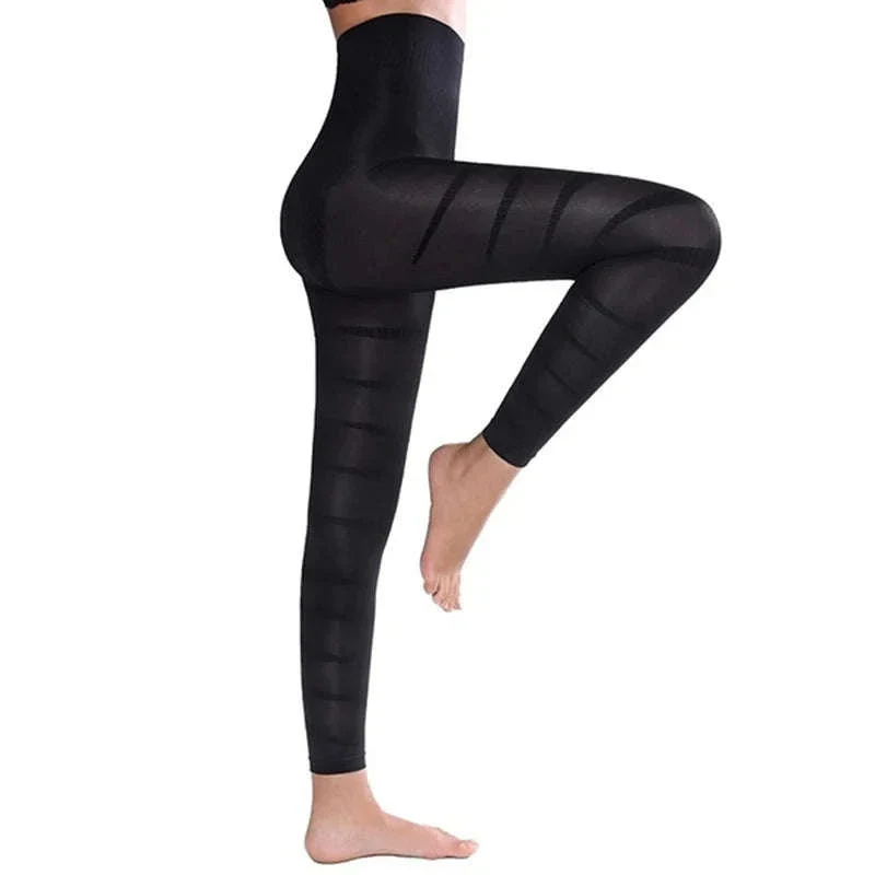 High Waist Sculpting Tummy Control Leggings - Image 21