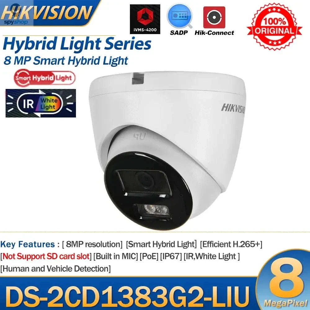 Hikvision 8MP 4K Turret IP Camera with Color Night Vision - Image 2
