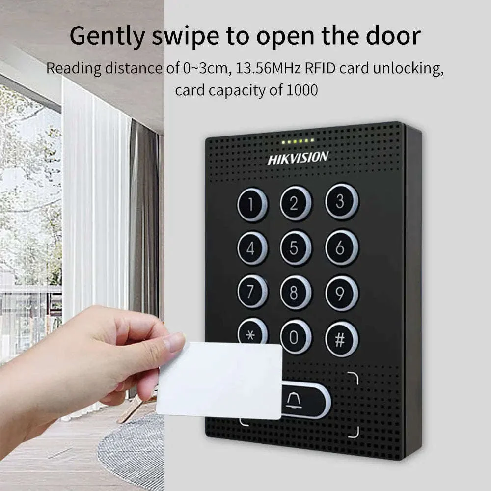 Hikvision Access Control Keypad for Secure Code and Card Entry - Image 3
