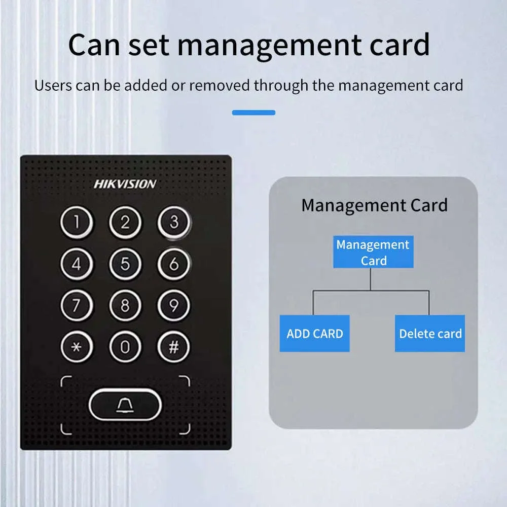 Hikvision Access Control Keypad for Secure Code and Card Entry - Image 6