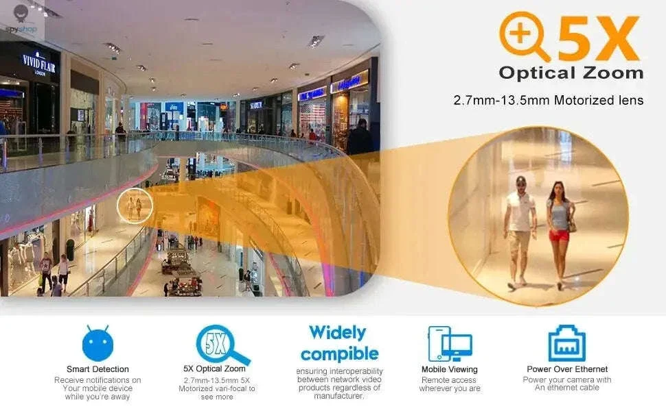 8MP PTZ Outdoor Security Camera with 5X Zoom and Dual Light - Image 20