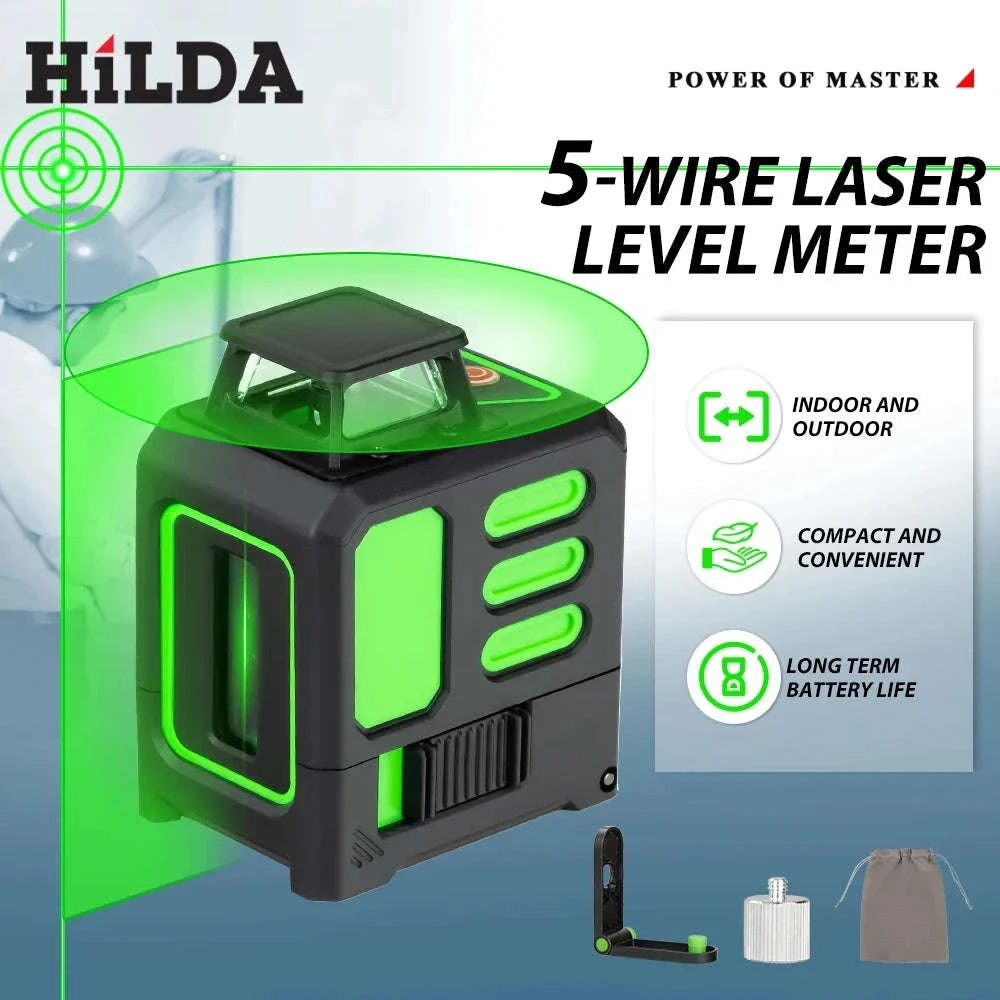 HILDA Green Light Laser Level for Fast, Accurate Layouts - Image 5