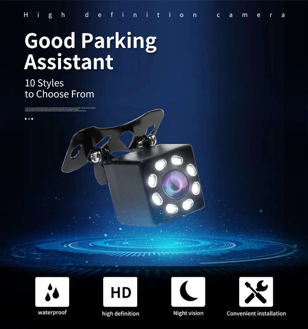 Car Rear View Camera with 8-LED Night Vision - Image 9