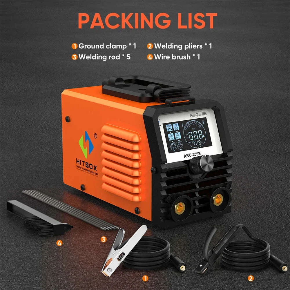 ARC200S 2-in-1 ARC MMA Lift TIG Mini Inverter Welder - Image 6