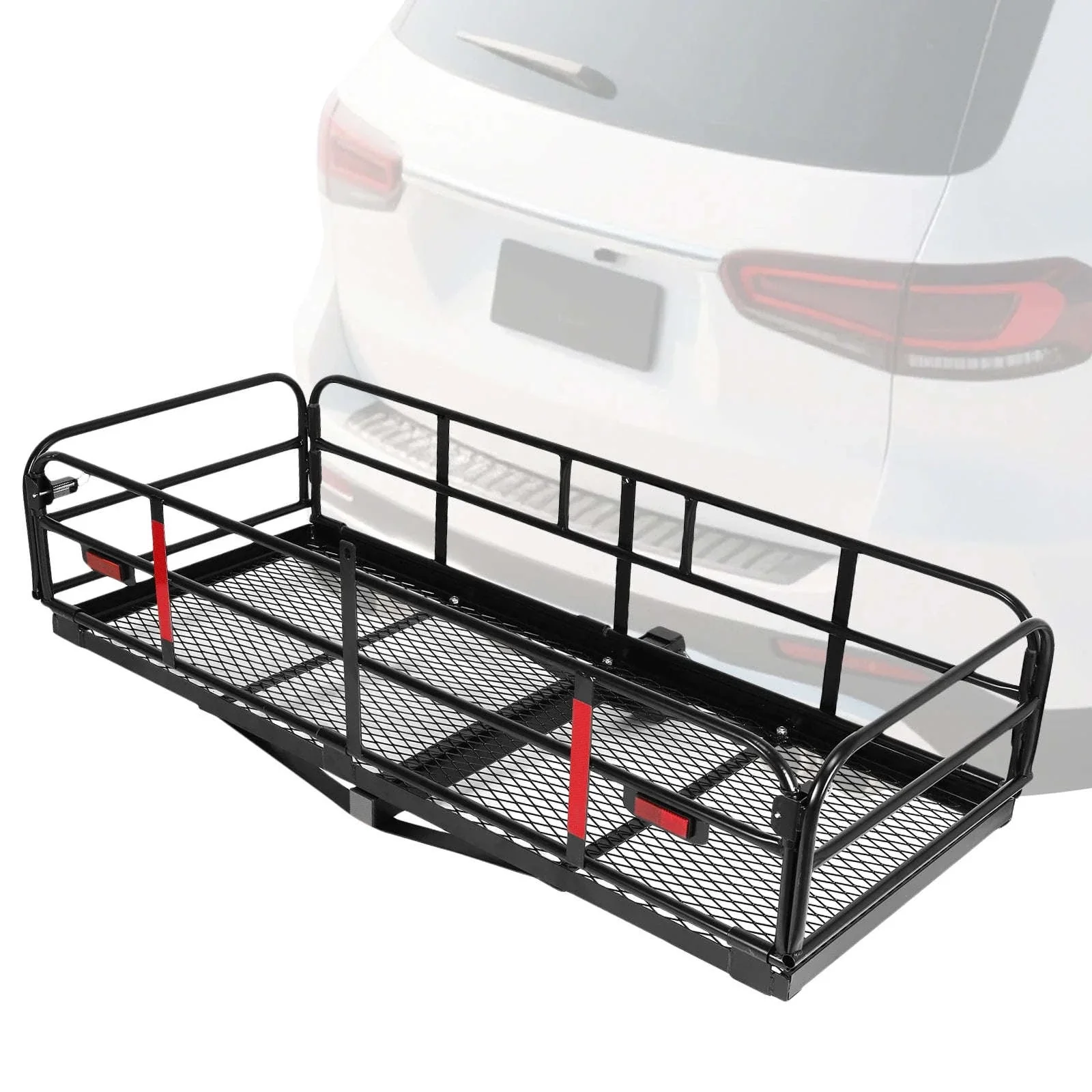 Hitch Cargo Carrier 500 LBS with Hitch Stabilizer for 2-Inch Receiver - Image 4