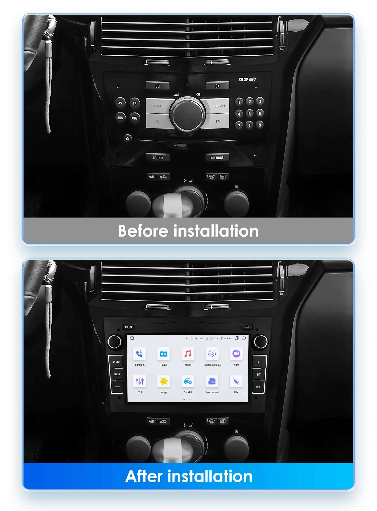 7-Inch Android Car Radio with CarPlay for Opel - Image 11