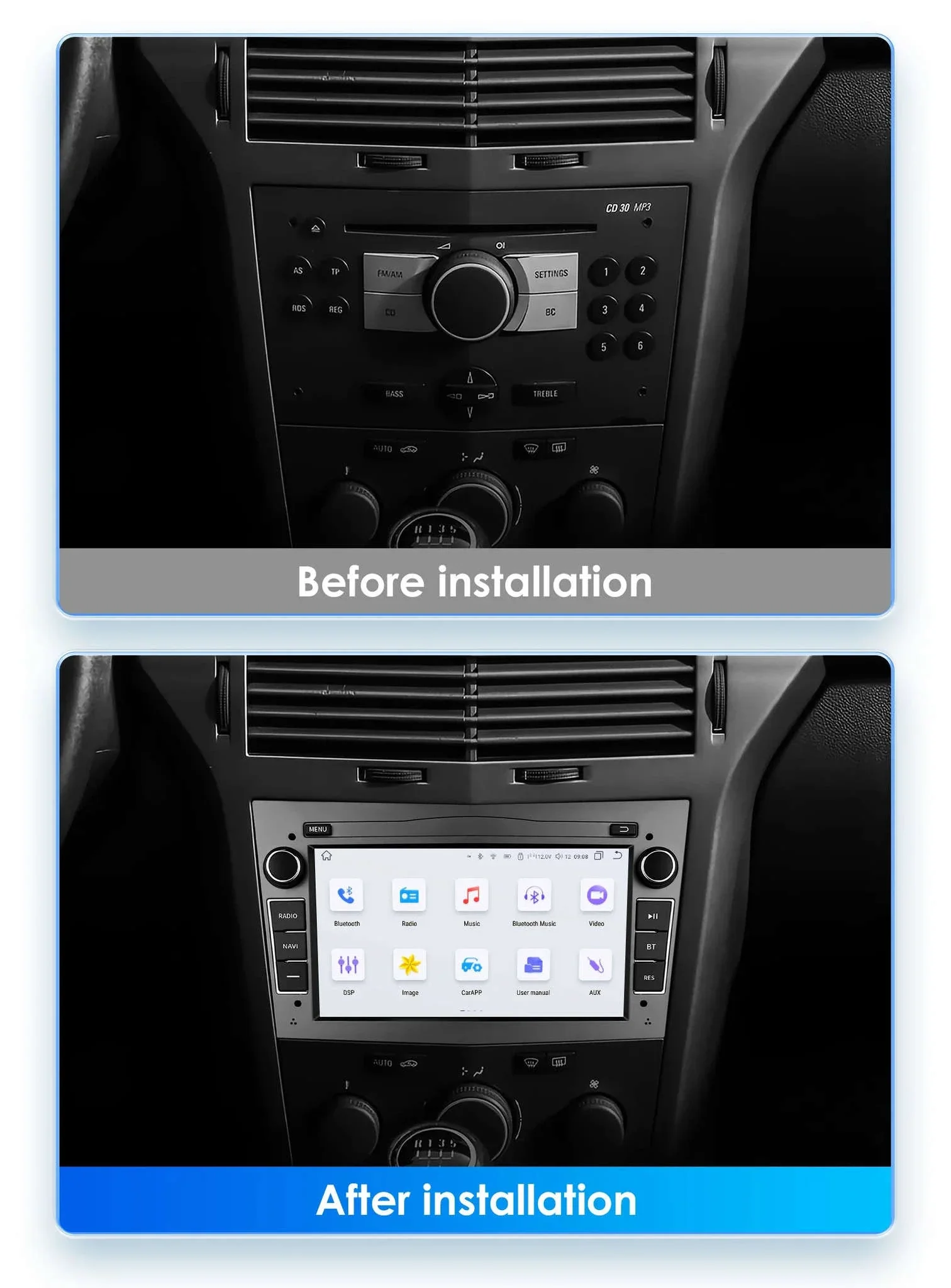 7-Inch Android Car Radio with CarPlay for Opel - Image 12