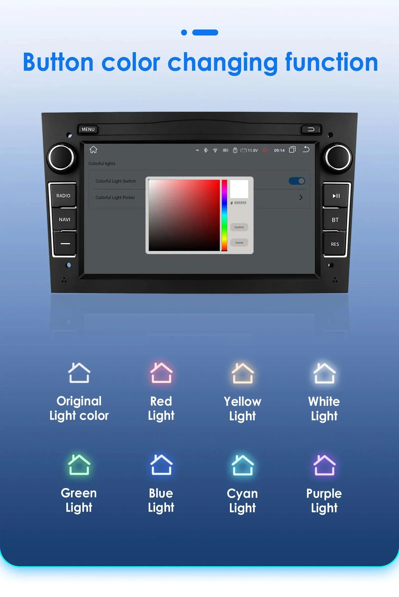 7-Inch Android Car Radio with CarPlay for Opel - Image 27