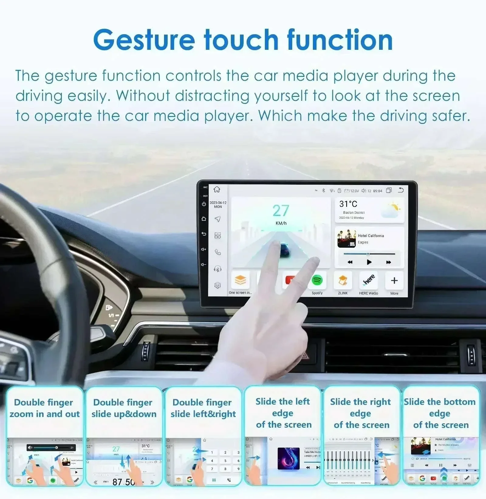 7-Inch Android Car Radio with CarPlay for Opel - Image 4
