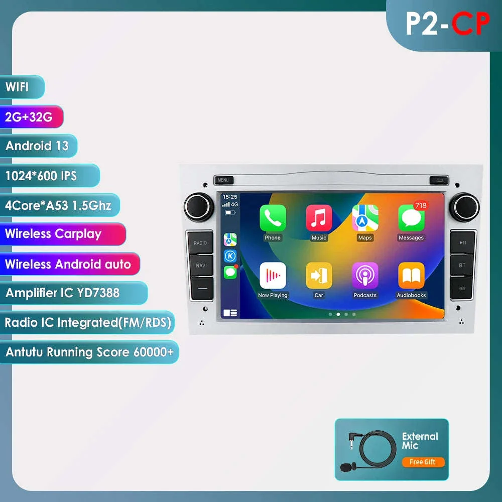 7-Inch Android Car Radio with CarPlay for Opel - Image 58