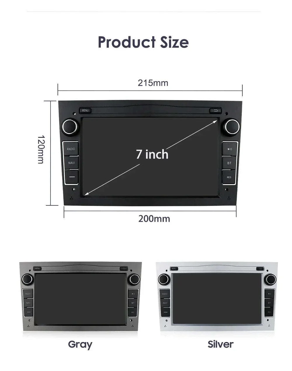 7-Inch Android Car Radio with CarPlay for Opel - Image 6