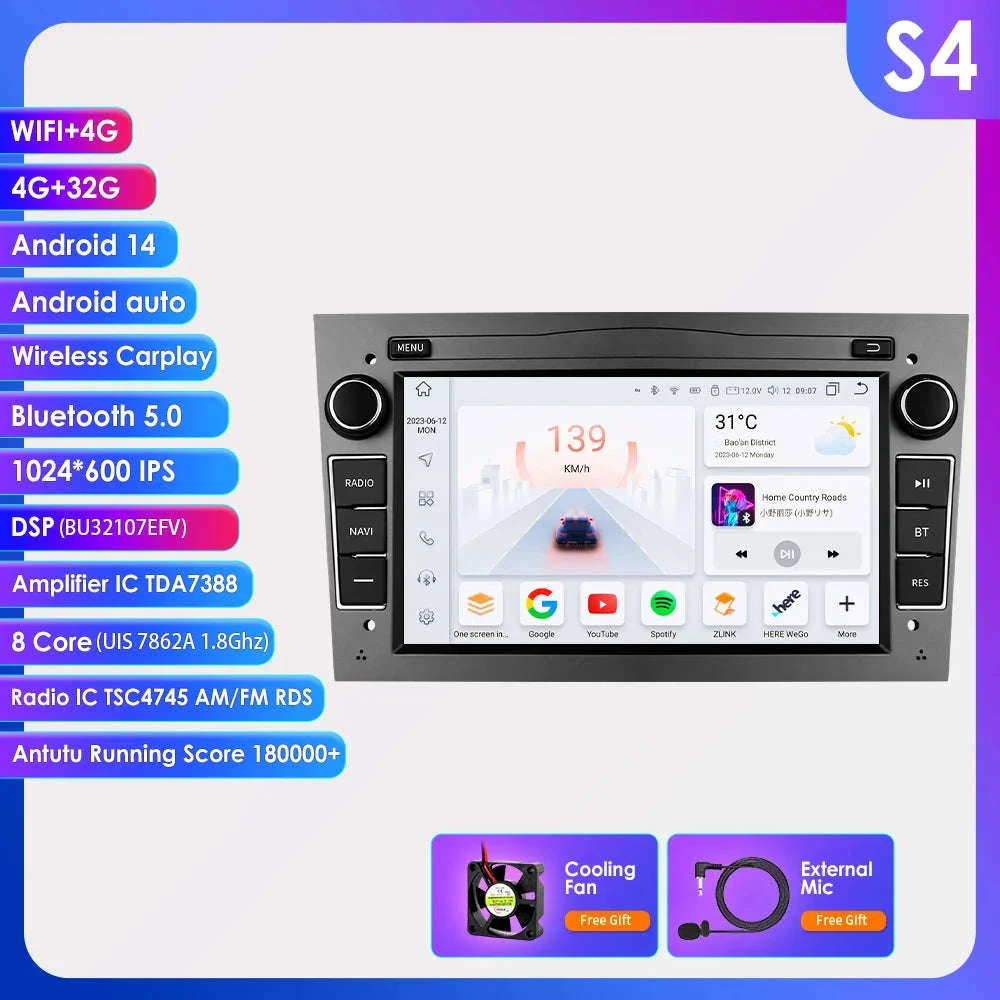7-Inch Android Car Radio with CarPlay for Opel - Image 73
