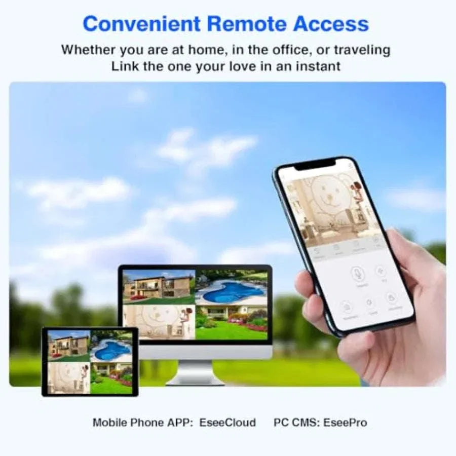5MP Wireless Security Camera System with Human Detection - Image 9