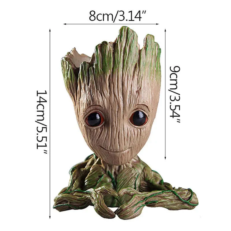 Miniature Groot Figurine Decor Model with Tiny Planter Top - Image 32
