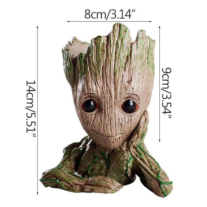 Miniature Groot Figurine Decor Model with Tiny Planter Top - Image 33