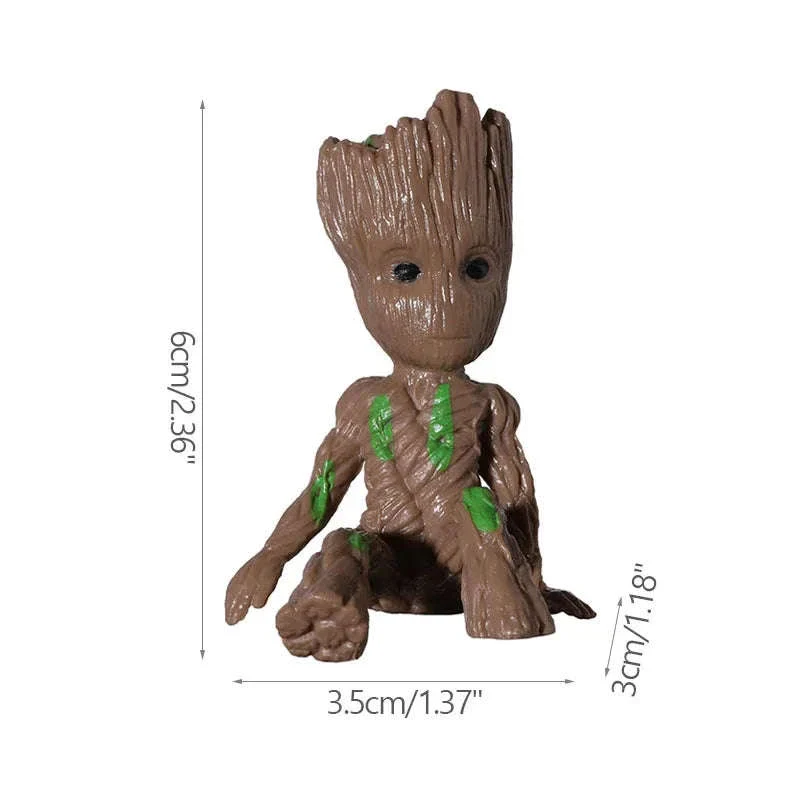 Miniature Groot Figurine Decor Model with Tiny Planter Top - Image 39