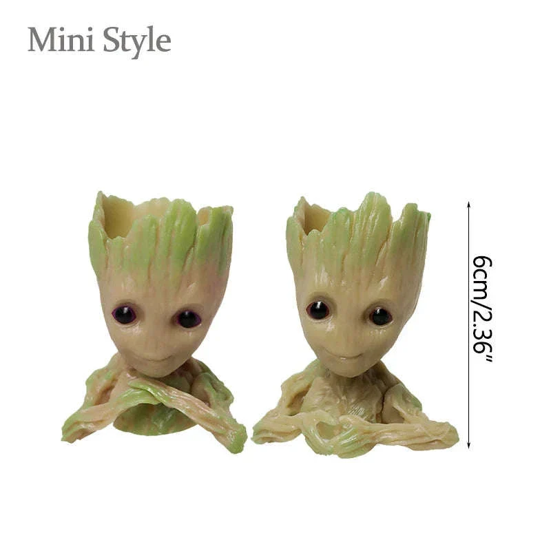 Miniature Groot Figurine Decor Model with Tiny Planter Top - Image 47