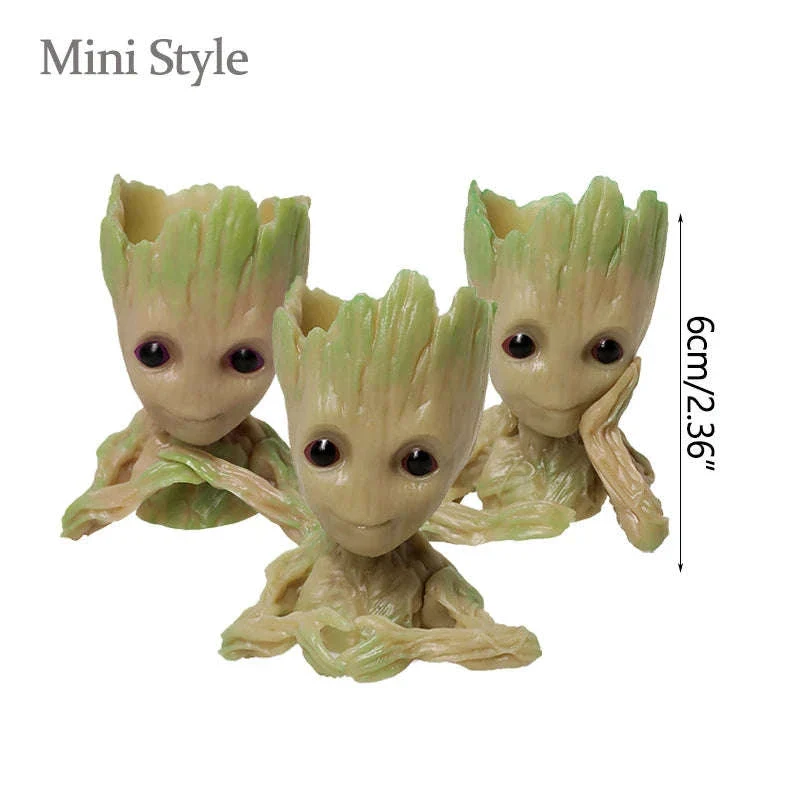 Miniature Groot Figurine Decor Model with Tiny Planter Top - Image 48