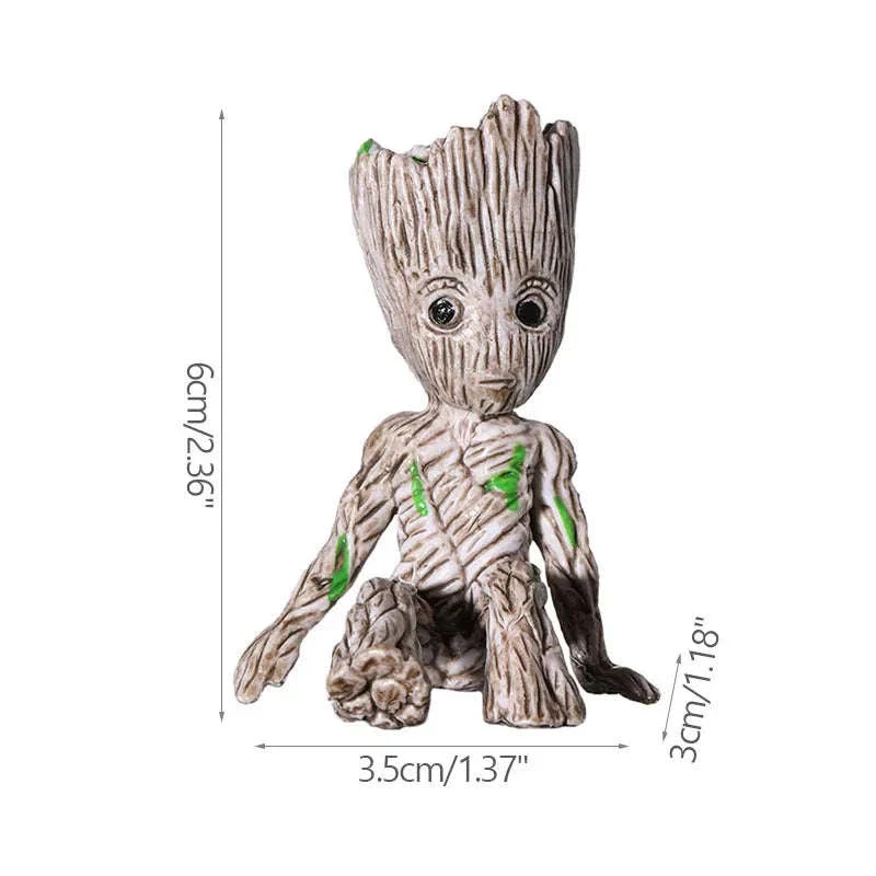 Miniature Groot Figurine Decor Model with Tiny Planter Top - Image 50