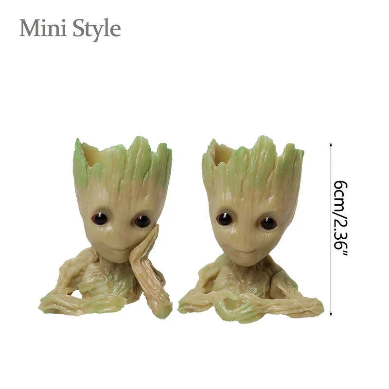 Miniature Groot Figurine Decor Model with Tiny Planter Top - Image 56