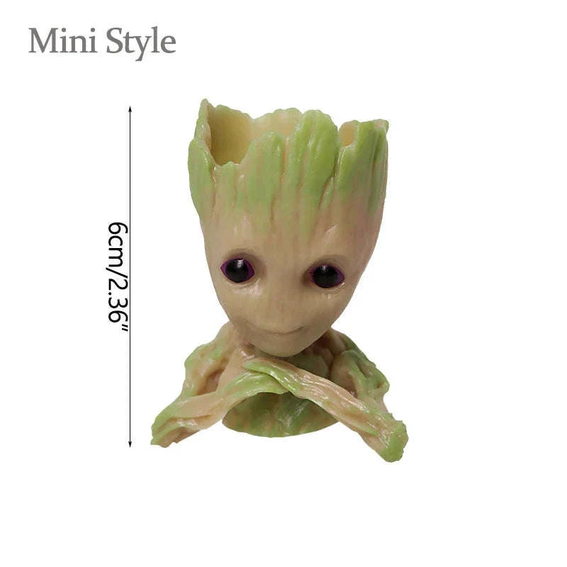 Miniature Groot Figurine Decor Model with Tiny Planter Top - Image 57