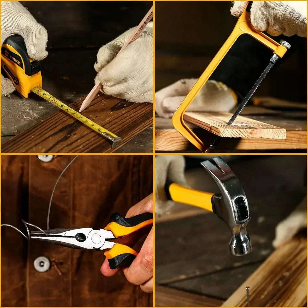 238-Piece Home Mechanic Tool Kit with 12V Cordless Drill - Image 12