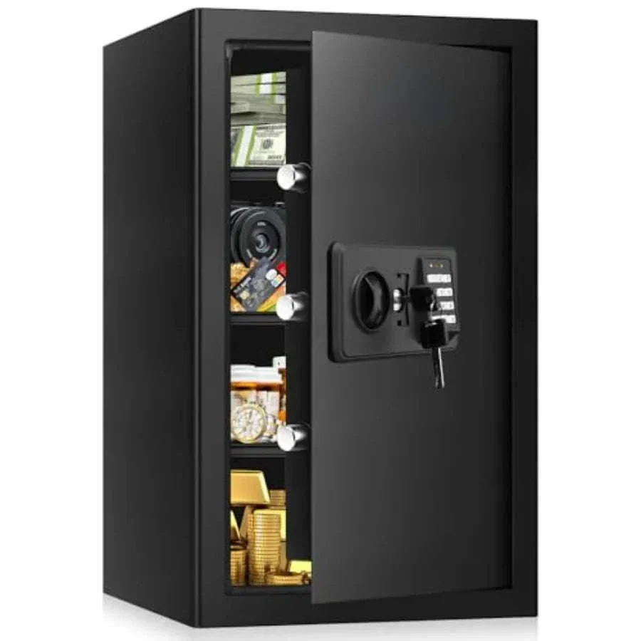 Fireproof Waterproof Home Safe with Keypad and Spare Keys - Image 7