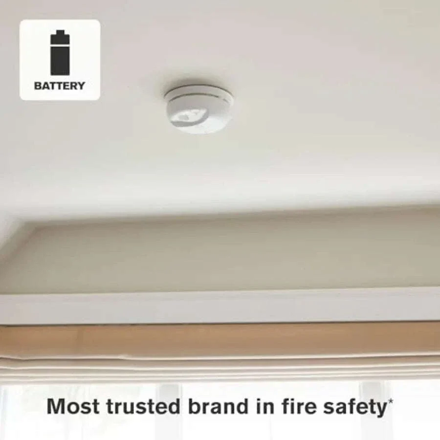 Smoke and Carbon Monoxide Alarm with Test and Silence Button - Image 4