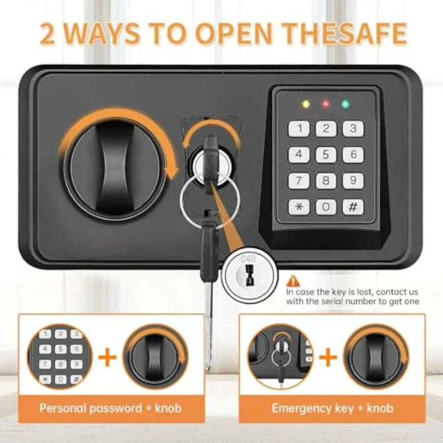 Fireproof Waterproof Safe 5.2 Cu Ft Digital Combo Lock - Image 12