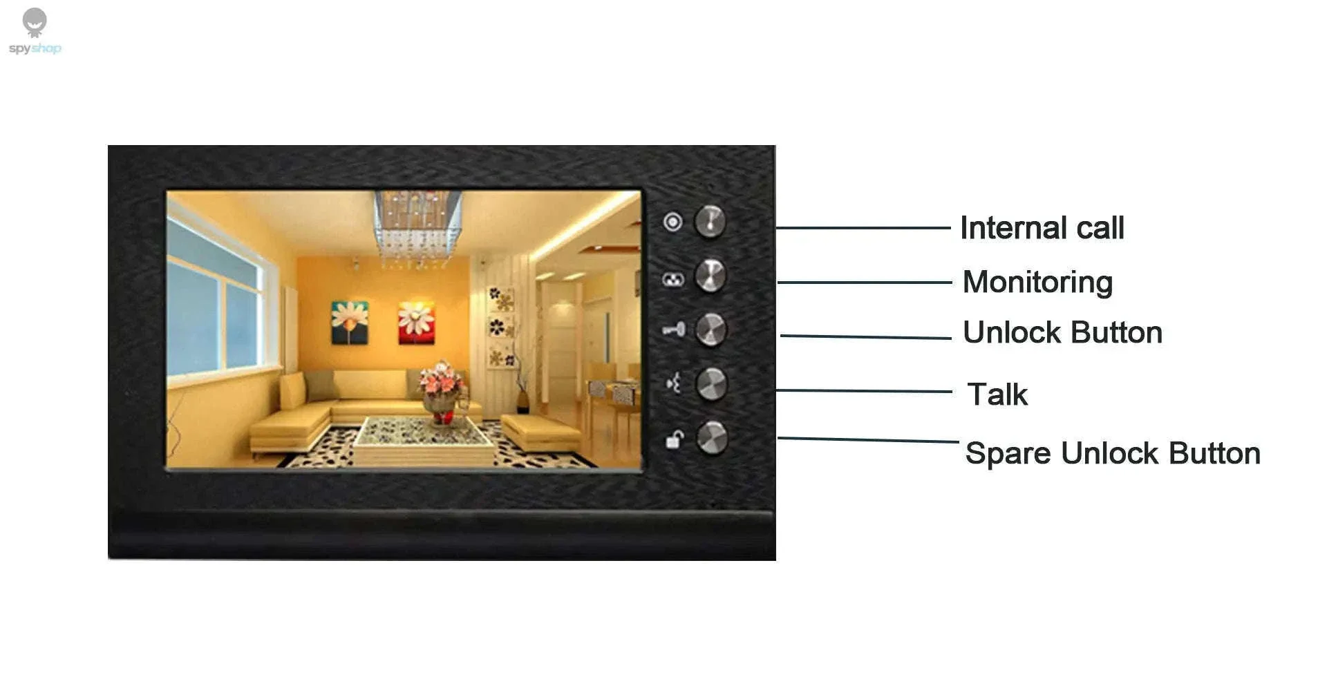 Homefong RFID Video Doorbell with 7-Inch Monitor - Image 9