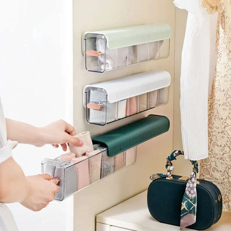 Dust-Proof Underwear Organizer with Push-Pull Drawer