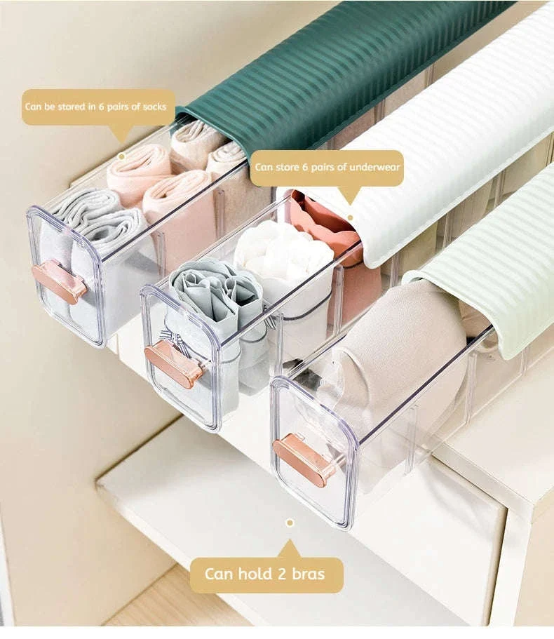 Dust-Proof Underwear Organizer with Push-Pull Drawer - Image 13
