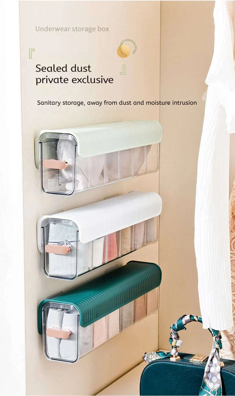 Dust-Proof Underwear Organizer with Push-Pull Drawer - Image 19