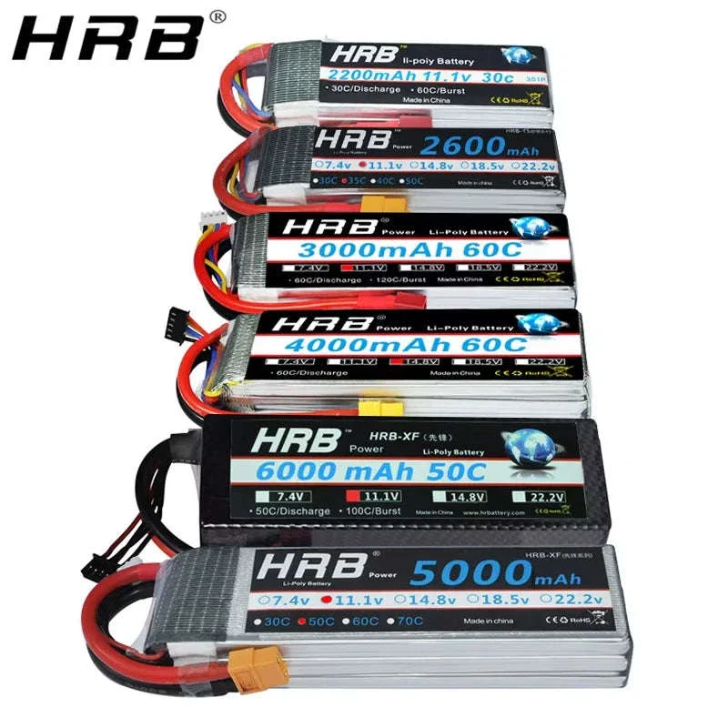 HRB LiPo Battery for RC Models with Stable Power Output