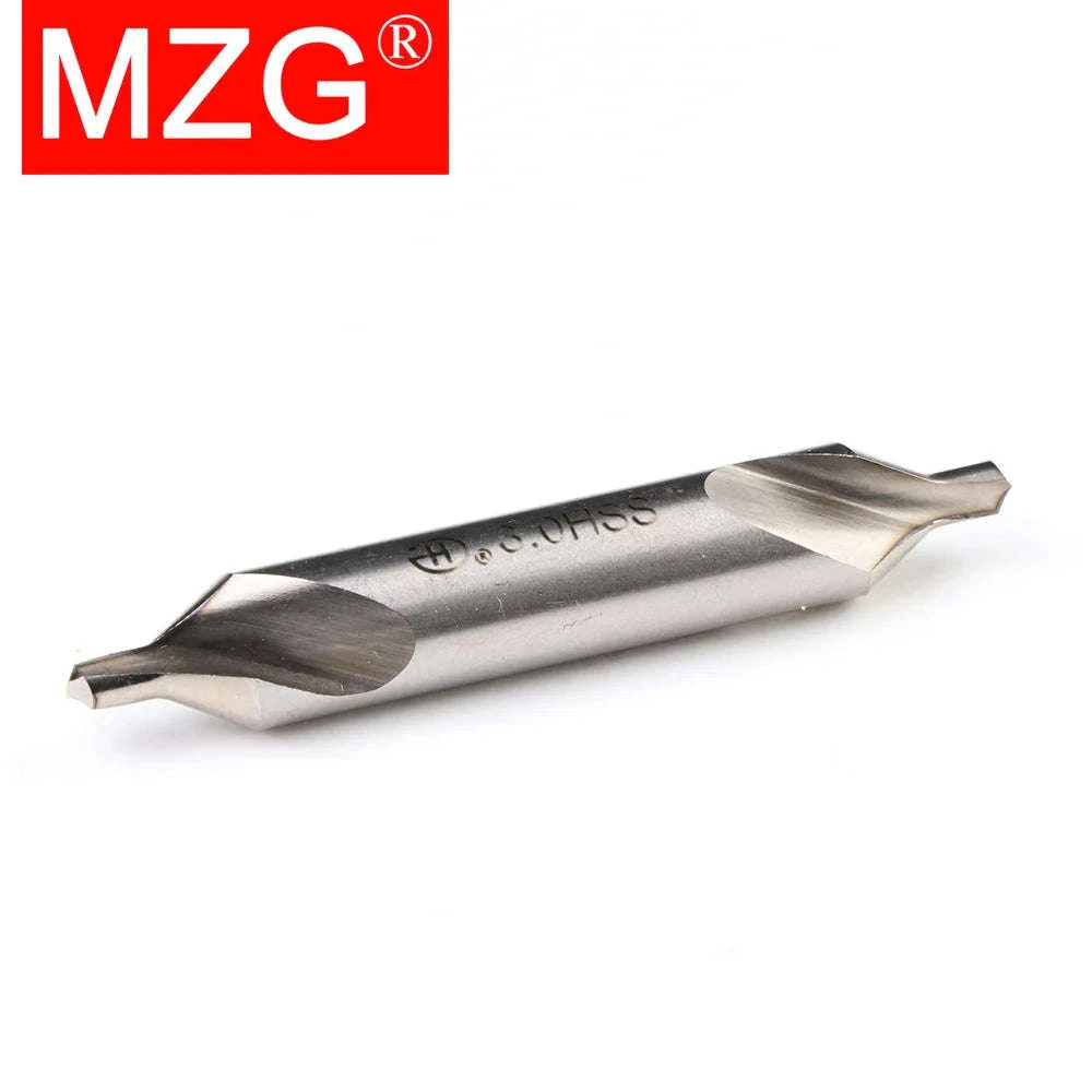 HSS 60° Center Drill Bit Set for Metal (1–10pcs, Multiple Sizes)