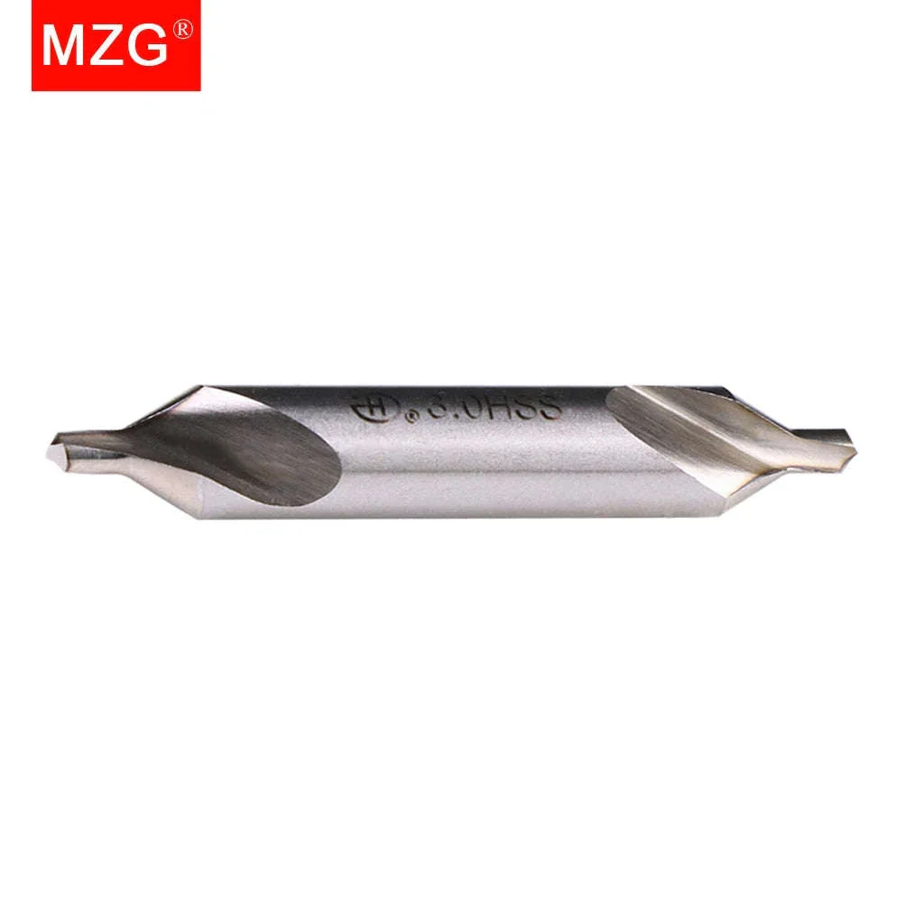 HSS 60° Center Drill Bit Set for Metal (1–10pcs, Multiple Sizes) - Image 3