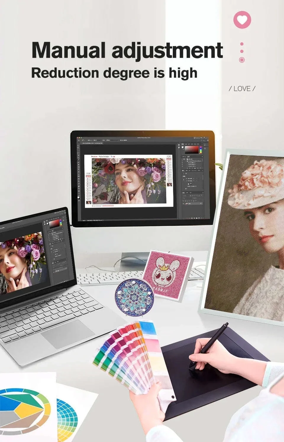 Custom Photo Diamond Mosaic Kit for Personalized Wall Art - Image 16