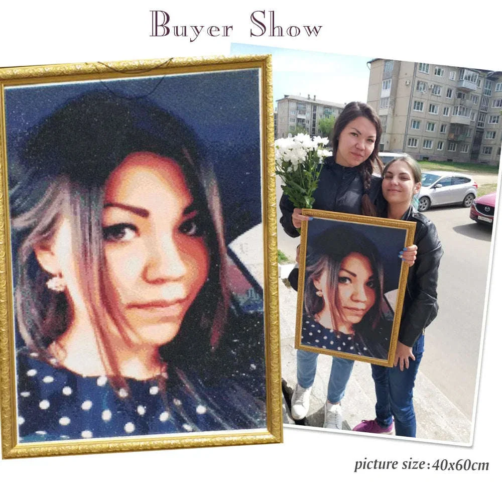 Custom Photo Diamond Painting Kit for Personalized Wall Art - Image 3