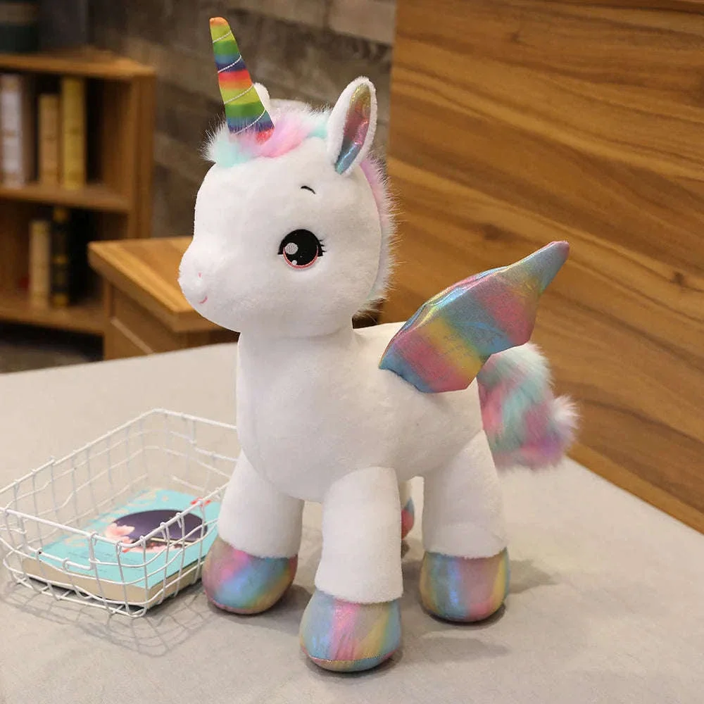 Huggable Soft Unicorn Rainbow Plush Toy for Cozy Comfort - Image 26