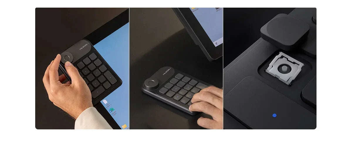 Huion Keydial Mini K20 Shortcut Controller for Creative Workflows - Image 11