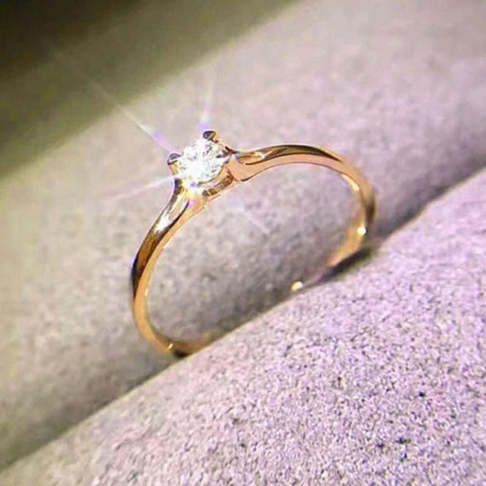 Minimalist 925 Sterling Silver Moon Ring Set - Image 3