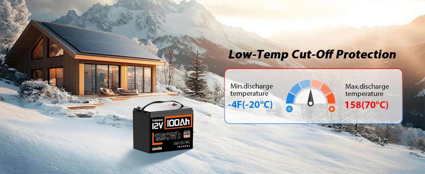 Humsienk LiFePO4 Battery 12V 100Ah / 200Ah, Built-in BMS - Image 15