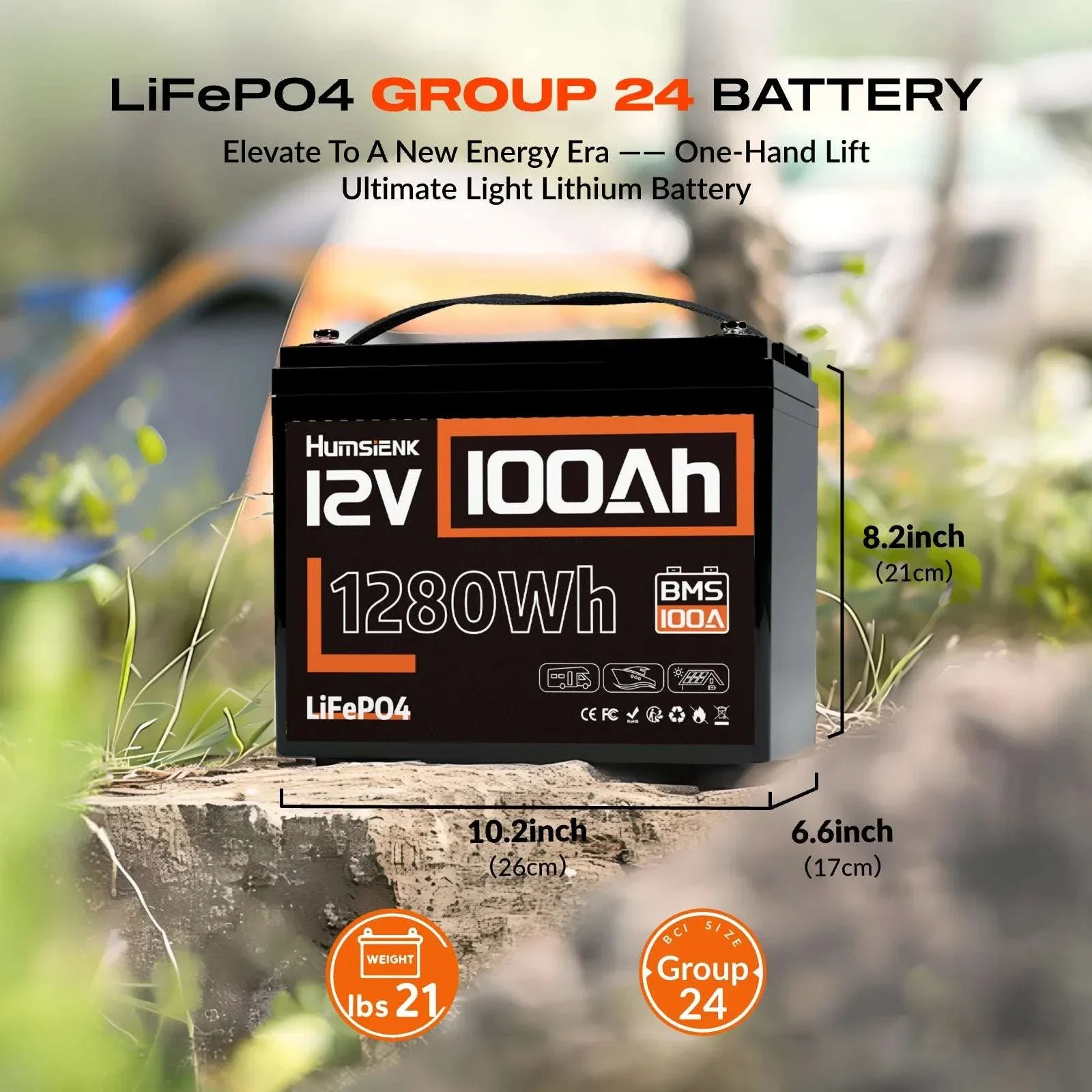 12V LiFePO4 Battery with BMS 100Ah 200Ah Deep Cycle Power - Image 3