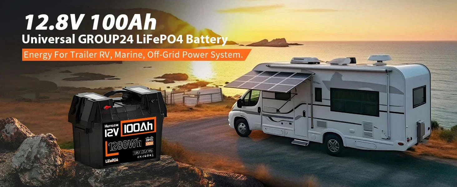 Humsienk 12V LiFePO4 Battery for Solar, RV, Marine Use - Image 10