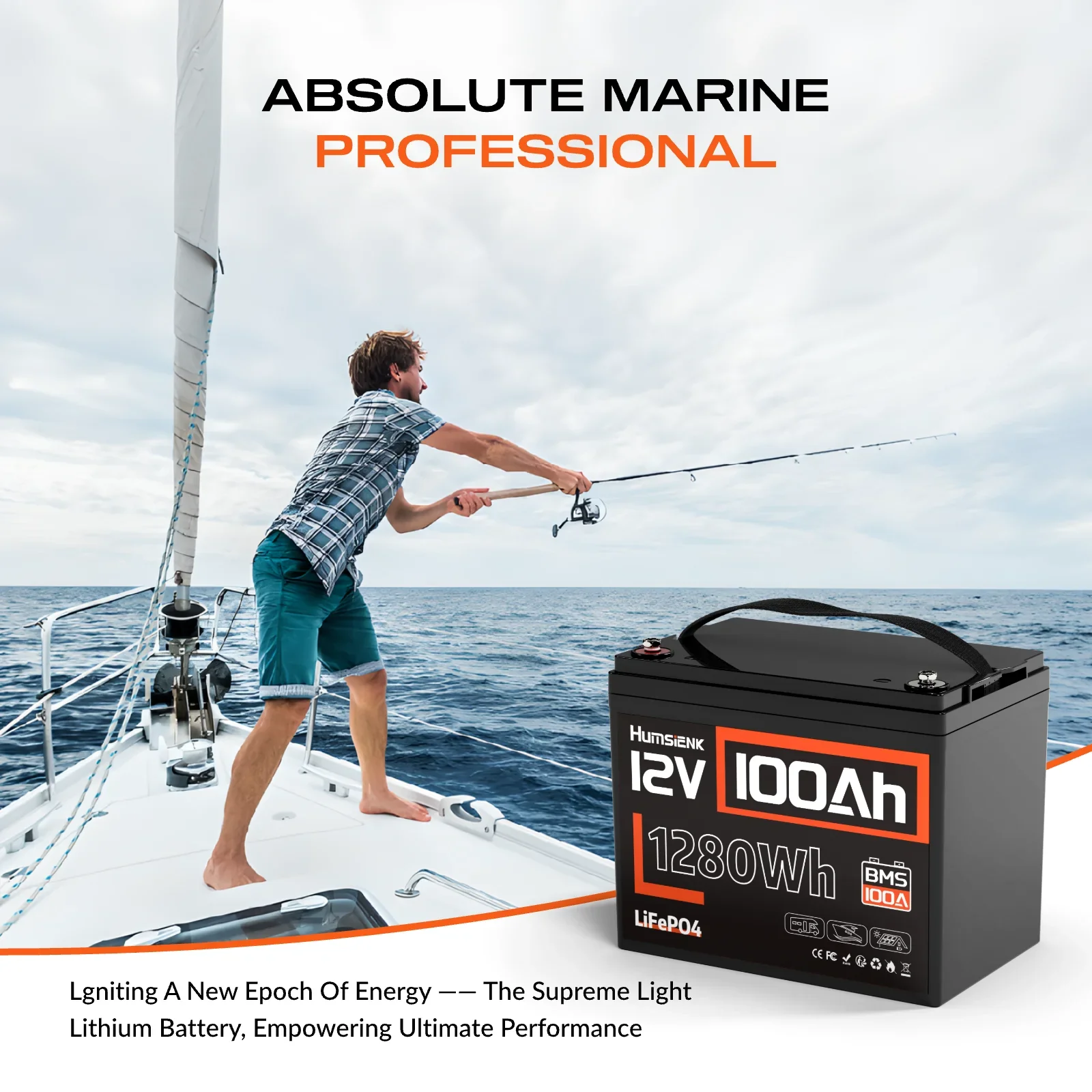 12V 100Ah LiFePO4 Battery with 100A BMS and Low-Temp Protection - Image 6