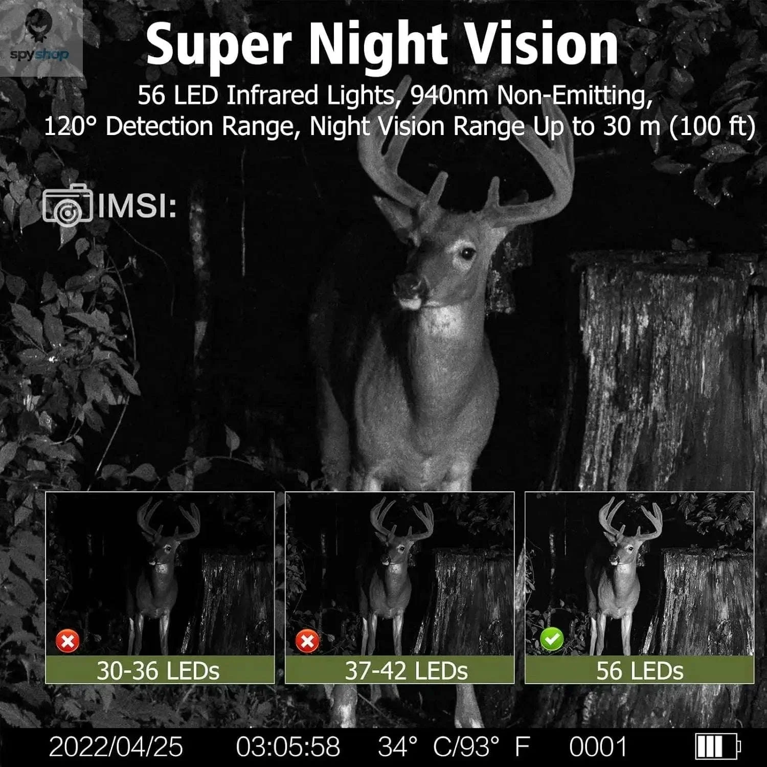 30MP 2K Solar Trail Camera for Wildlife Monitoring - Image 10