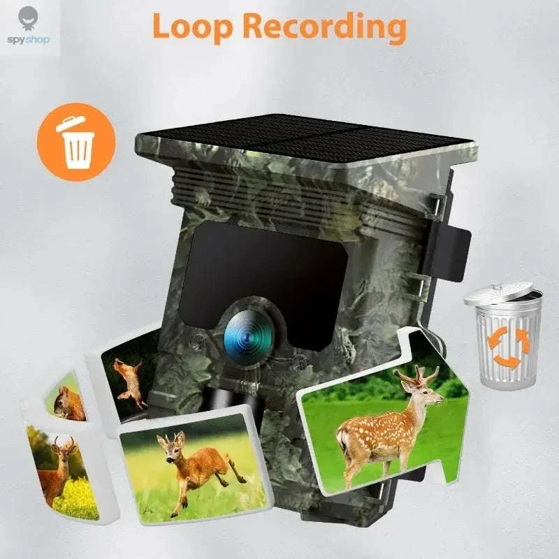 30MP 2K Solar Trail Camera for Wildlife Monitoring - Image 4