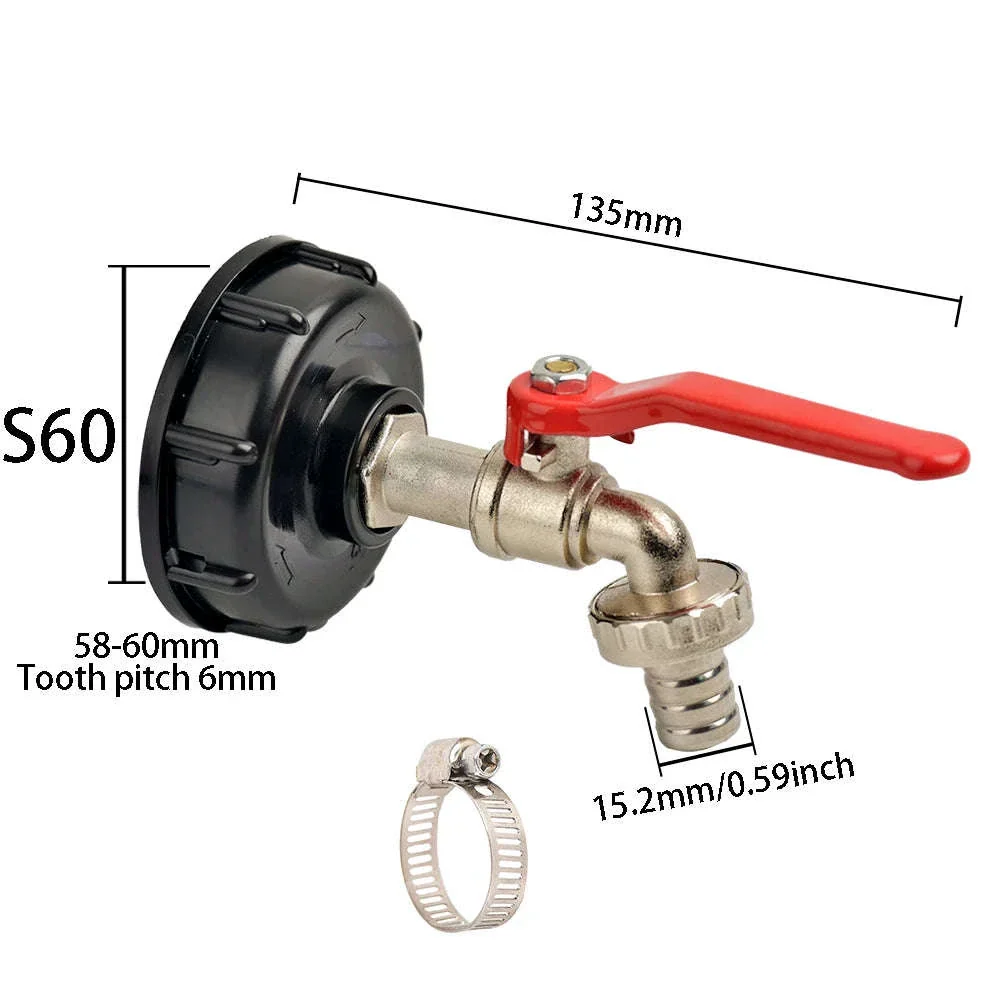 IBC Tank Tap Adapter S60*6 to 16mm Quick Connect - Image 10
