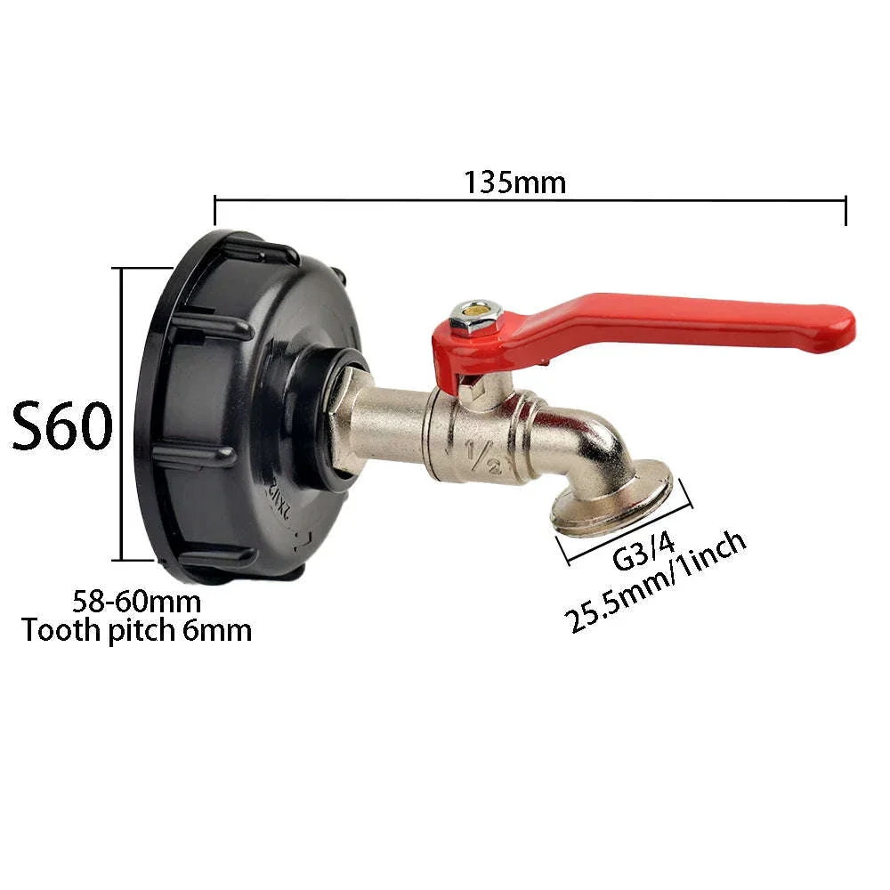 IBC Tank Tap Adapter S60*6 to 16mm Quick Connect - Image 11