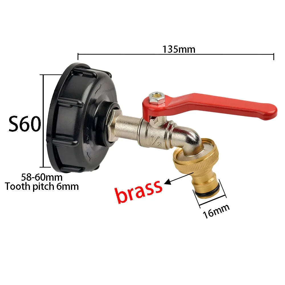 IBC Tank Tap Adapter S60*6 to 16mm Quick Connect - Image 12